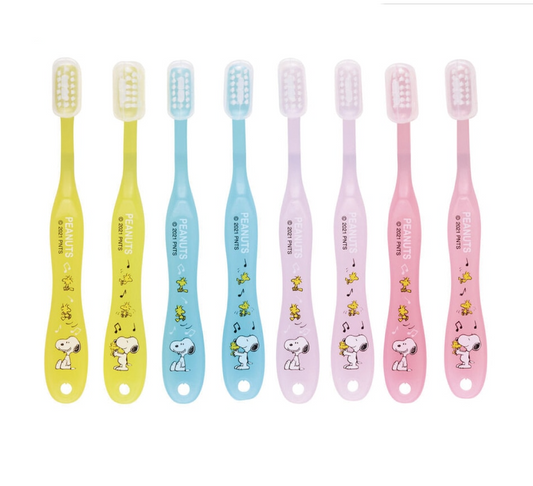 (Pre-Order) Skater Snoopy Toothbrush Set of 8 with Caps
