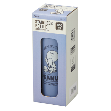 (Pre-Order) Skater Ultra-lightweight stainless steel mug bottle (300ml) with Snoopy