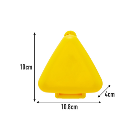 (Pre-Order) Skater Antibacterial triangular rice ball case for bento Snoopy