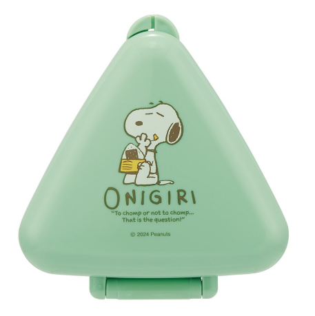 (Pre-Order) Skater Antibacterial triangular rice ball case for bento Snoopy
