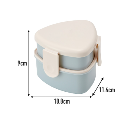 (Pre-Order) Skater Antibacterial two-tiered lunch box with rice balls, 500ml Snoopy