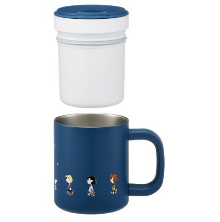 (Pre-Order) Skater Snoopy Peanuts stainless steel mug with inner cup