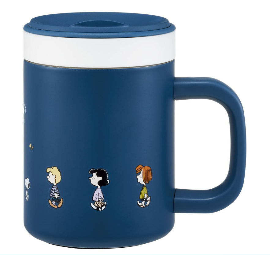 (Pre-Order) Skater Snoopy Peanuts stainless steel mug with inner cup
