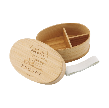(Pre-Order) Skater Bamboo Lunch Box, 600ml Snoopy