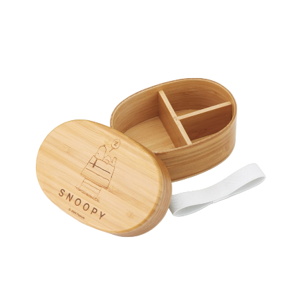 (Pre-Order) Skater Bamboo lunch box, 400ml Snoopy