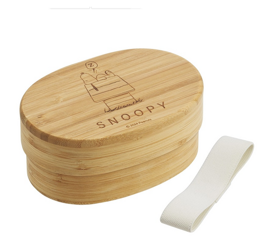 (Pre-Order) Skater Bamboo lunch box, 400ml Snoopy