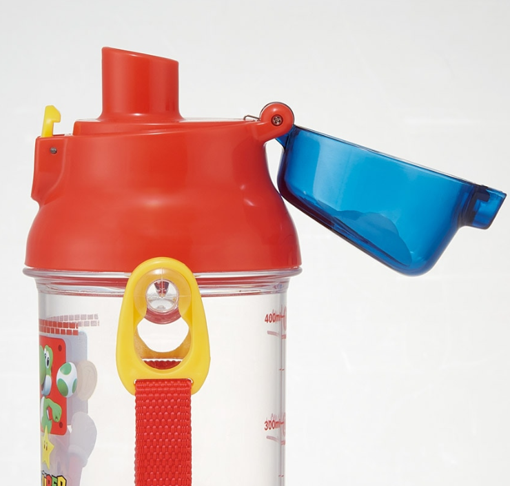 (Pre-Order) Skater Drink Marker Bottle 480ml Direct Drinking Water Bottle Super Mario