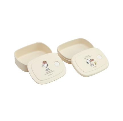 (Pre-Order) Skater Lunch Set with Drawstring Bag, Frozen, Prepared Meals, Bento Box