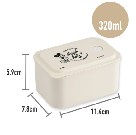 (Pre-Order) Skater Eco-friendly lunch box, small, 320ml capacity  Snoopy