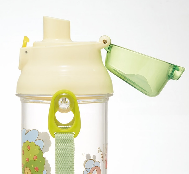 (Pre-Order) Skater Dishwasher Safe Plastic Clear Bottle 480ml Kirby Picnic