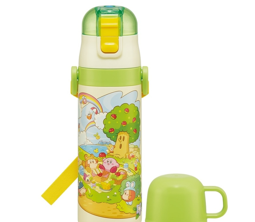 (Pre-Order) Skater Ultra-Lightweight Direct Drinking Cup Drinking 2-WAY Stainless Steel Bottle 470ml/430ml Kirby Picnic