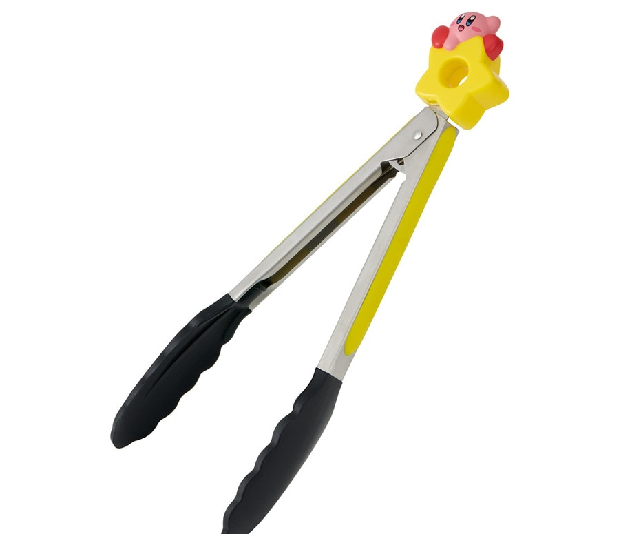 (Pre-Order) Skater Kitchen Tools Tongs Stainless Steel Fashionable Easy to Grab Stir-fry Character Kirby