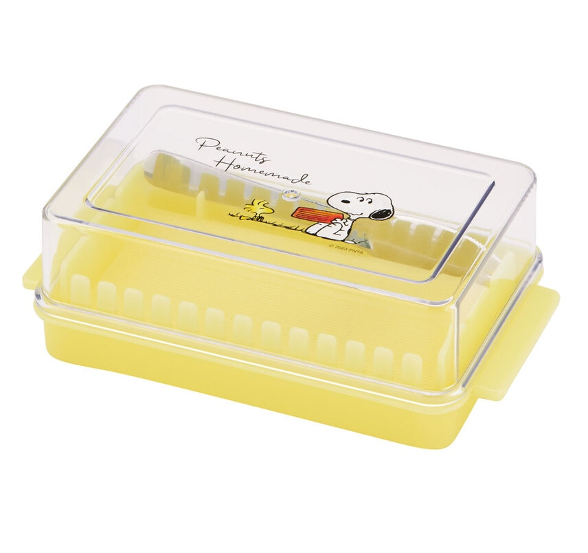 (Pre-Order) Skater Easy-to-use butter cutter with knife, made in Japan. Snoopy