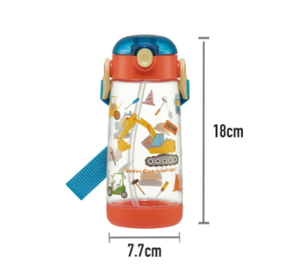 (Pre-Order) Skater One-push straw bottle 480ml Snoopy