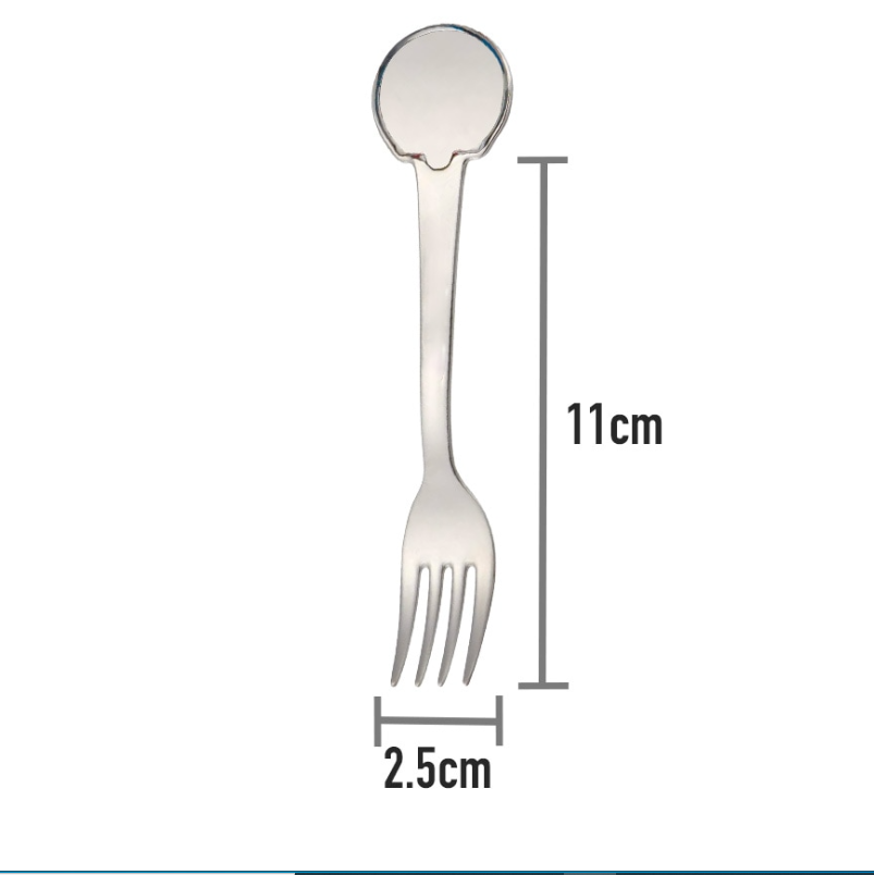 (Pre-Order) Skater Kids' Character Stainless Steel Die-Cut Fork Snoopy