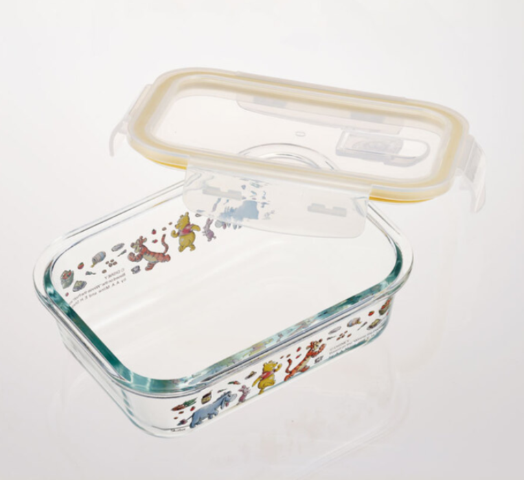 (Pre-Order) Skater Heat-resistant glass container, 650ml Winnie the Pooh