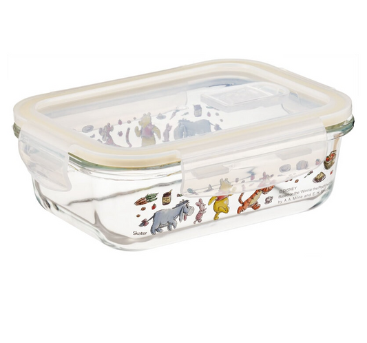 (Pre-Order) Skater Heat-resistant glass container, 650ml Winnie the Pooh