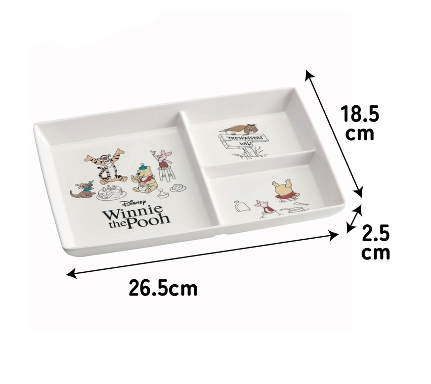 (Pre-Order) Skater Winnie the Pooh breakfast plate