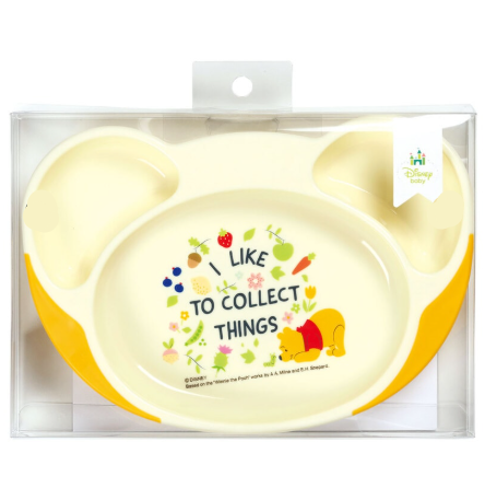 (Pre-Order) Skater POOH-LOVE TO GROW Easy-Scoop Lunch Plate