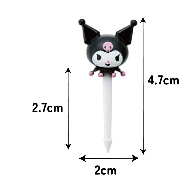 Lunch Pick 4 Packs Lunch Pick Lunch Box Pick Skewer Bento Decoration Character Kuromi