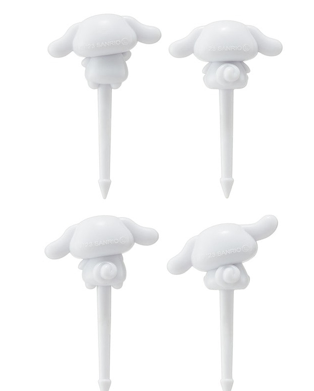 (Pre-Order) Skater Lunch Picks 4 pieces Character skewers cute bento box decoration children kids Cinnamoroll