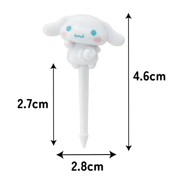 (Pre-Order) Skater Lunch Picks 4 pieces Character skewers cute bento box decoration children kids Cinnamoroll