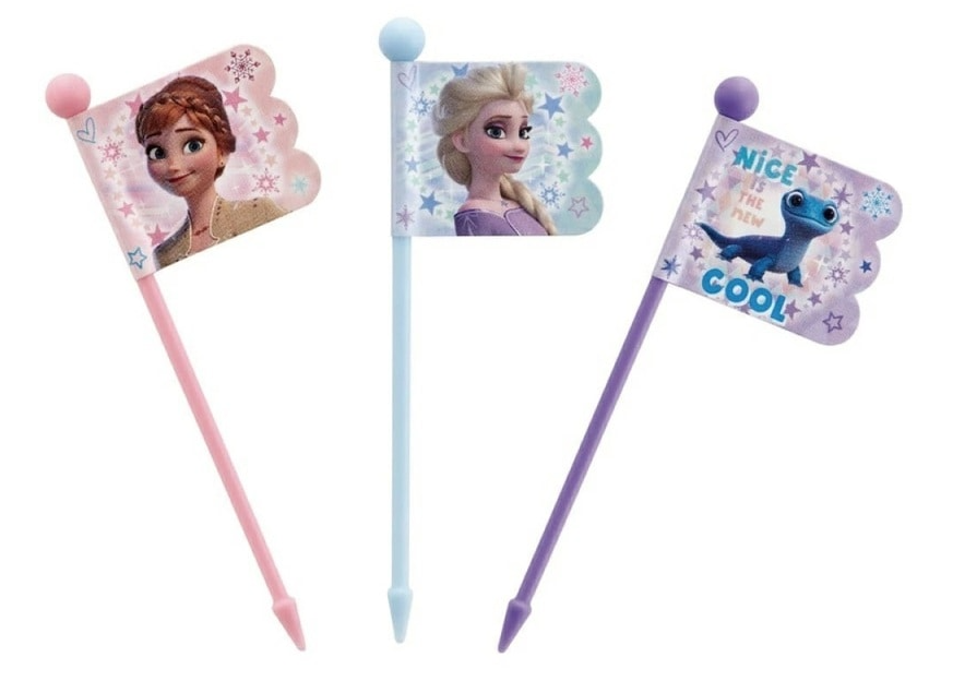 (Pre-Order) Skater Lunch Picks 9 pieces [3 patterns × 3 pieces Frozen