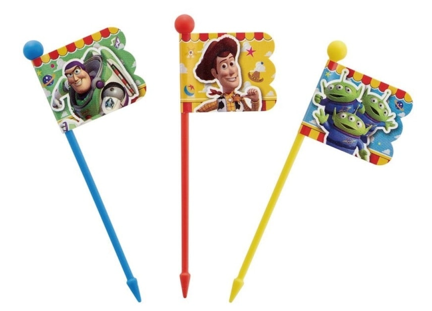 (Pre-Order)  Lunch Pick 9 pieces [3 patterns × 3 pieces] Toy Story