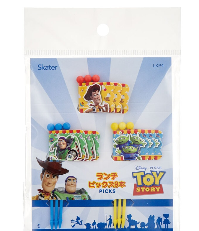 (Pre-Order)  Lunch Pick 9 pieces [3 patterns × 3 pieces] Toy Story