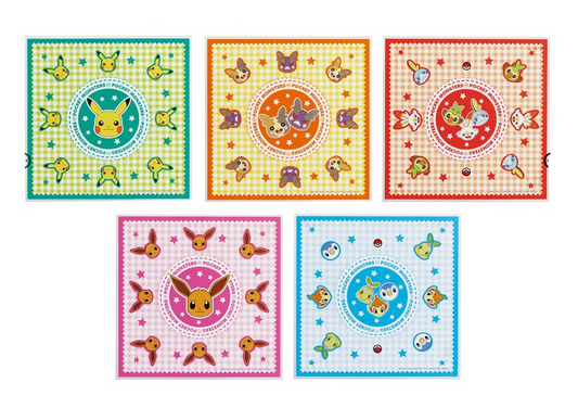 (Pre-Order) Skater Onigiri Wrap 10 Pieces [2 Pieces × 5 Patterns] Pokemon