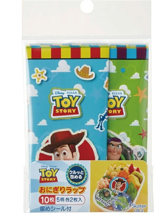 (Pre-Order) Skater Onigiri Wrap 10 Sheets [2 Pieces × 5 Patterns] Toy Story
