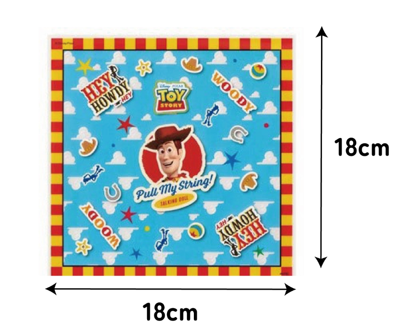 (Pre-Order) Skater Onigiri Wrap 10 Sheets [2 Pieces × 5 Patterns] Toy Story