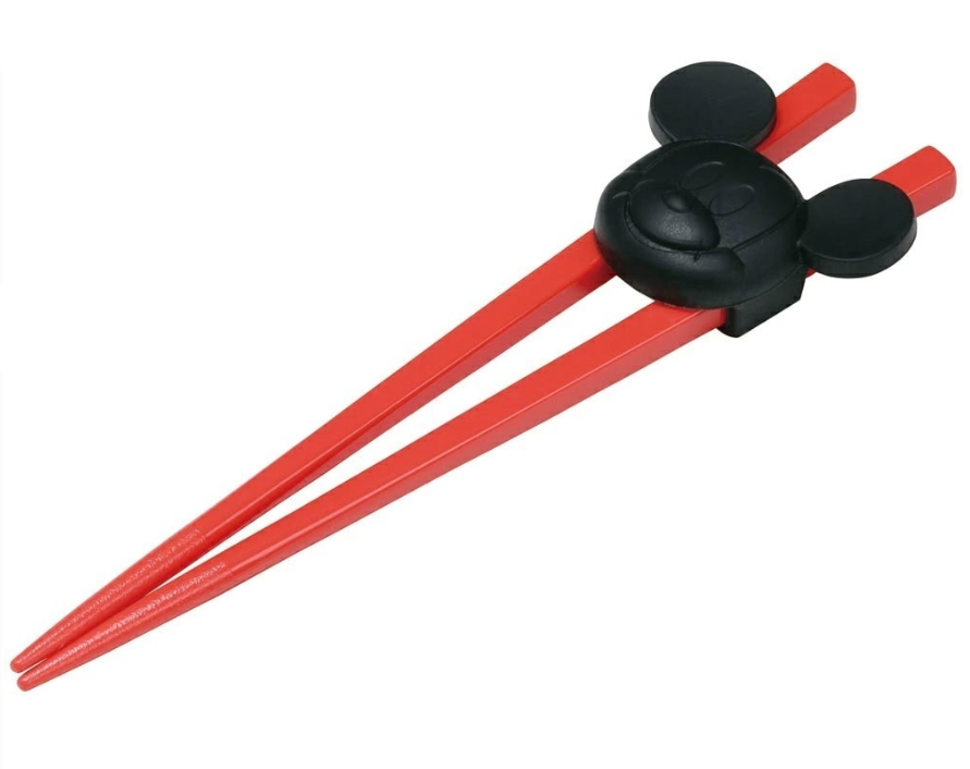 (Pre-Order) Skater Training chopsticks practice chopsticks with holder Kids Discipline chopsticks Mickey Mouse