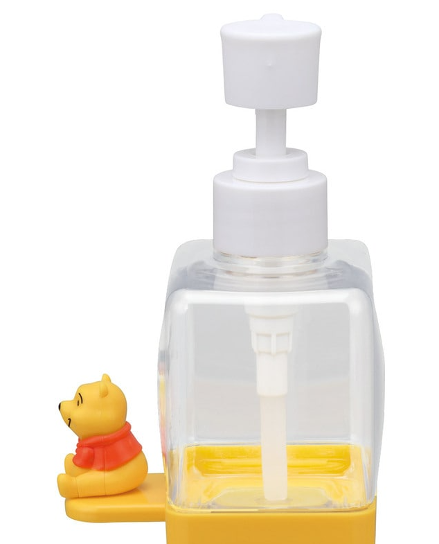 (Pre-Order) Skater Soap Dispenser with Mascot 250ml Refillable Bottle Hand Wash Pump Bottle Winnie the Pooh
