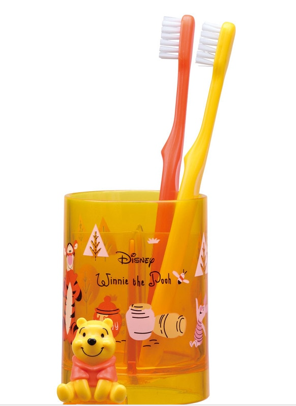 (Pre-Order) Skater With mascot toothbrush stand storage partition organization toothbrush washbasin