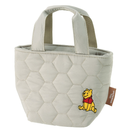 (Pre-Order) Skater Quilted, small, character-infused lunch bag for jars,  Winnie the Pooh