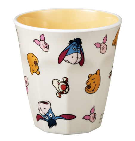 (Pre-Order) Skater Winnie the Pooh Friends Funny Face Melamine Cup