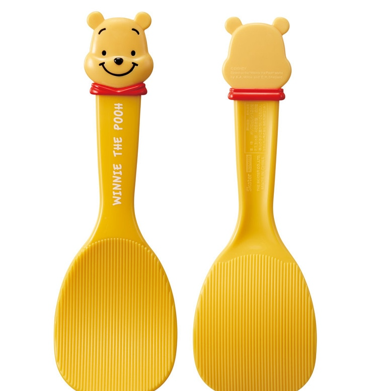 (Pre-Order) Skater Die-cut Shamoji Rice Rice Ladle Letter Cute Character Kitchen Goods Winnie the Pooh