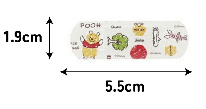 (Pre-Order) Skater First Aid Bag S Size / 20 Sheets Winnie the Pooh