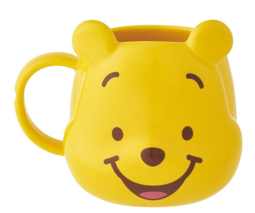 (Pre-Order) Skater Ceramic Die-cut Mug Cup Dishwasher Microwave Compatible Children's Character Winnie the Pooh