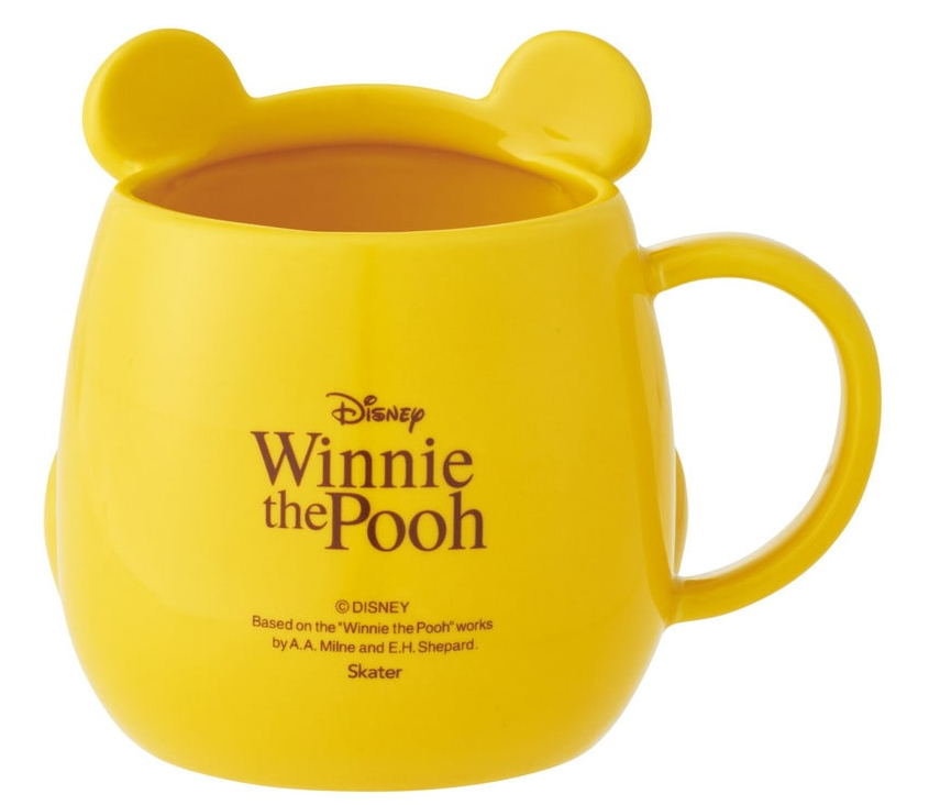 (Pre-Order) Skater Ceramic Die-cut Mug Cup Dishwasher Microwave Compatible Children's Character Winnie the Pooh