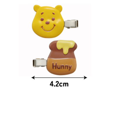 (Pre-Order) Skater Character Hair Clips  Winnie the Pooh