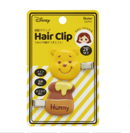 (Pre-Order) Skater Character Hair Clips  Winnie the Pooh
