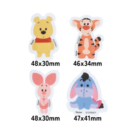 (Pre-Order) Skater Die-cut Bandages, 20 count Winnie the Pooh