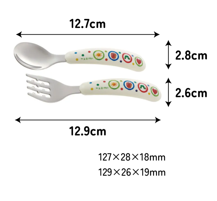 (Pre-Order) Skater + The Very Hungry Caterpillar Spoon & Fork Set
