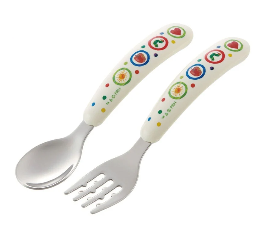 (Pre-Order) Skater + The Very Hungry Caterpillar Spoon & Fork Set