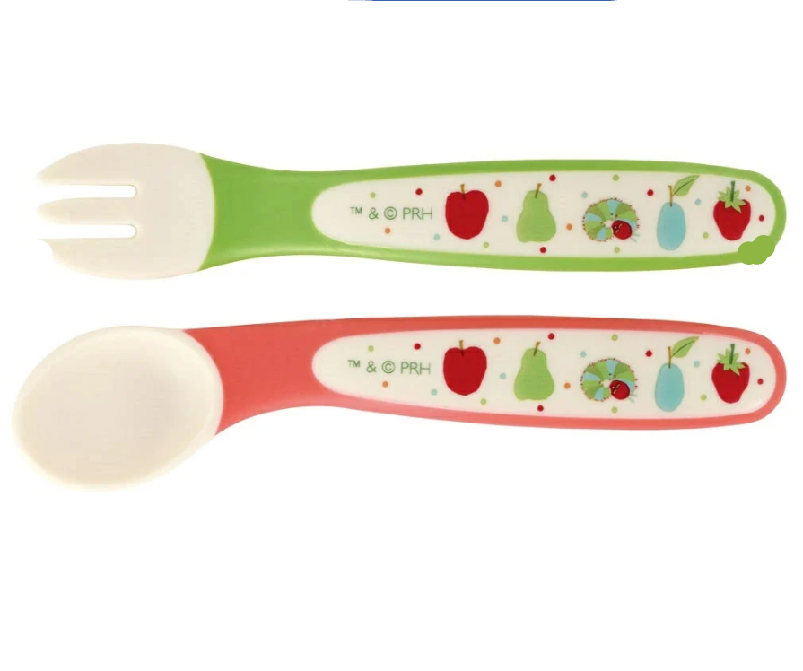 (Pre-Order) Skater + The Very Hungry Caterpillar Spoon & Fork Set