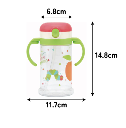 (Pre-Order) Skater + The Very Hungry Caterpillar 2-way straw mug, 370ml