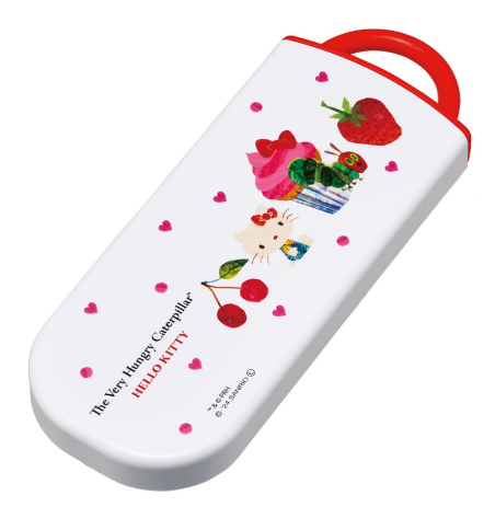(Pre-Order) Skater + The Very Hungry Caterpillar Chopsticks, Spoon, and Fork