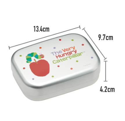(Pre-Order) Skater + The Very Hungry Caterpillar Aluminum Lunch Box 370ml
